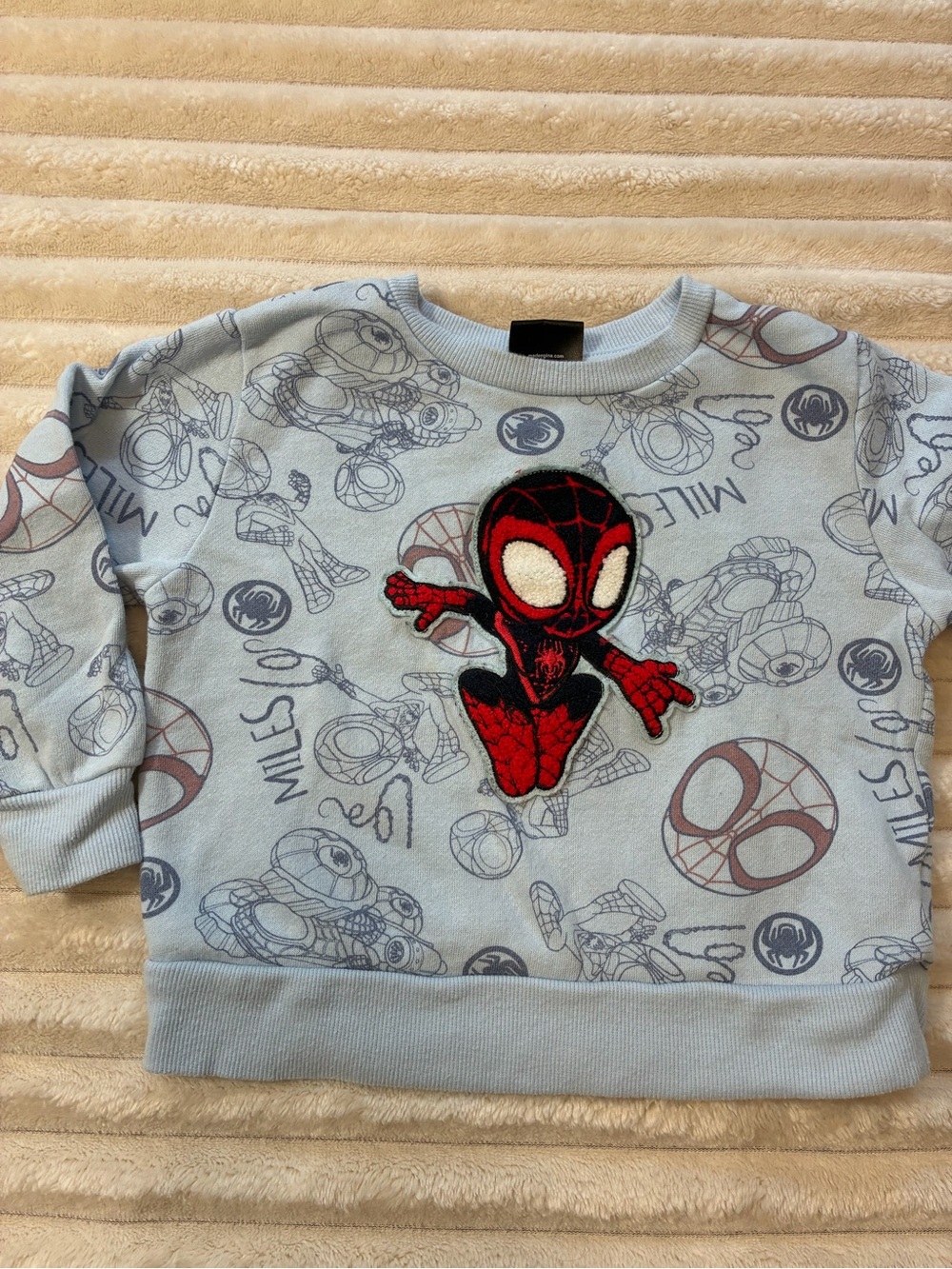 Marvel 2T Miles Morales Spider-Man Sweatshirt Spidey